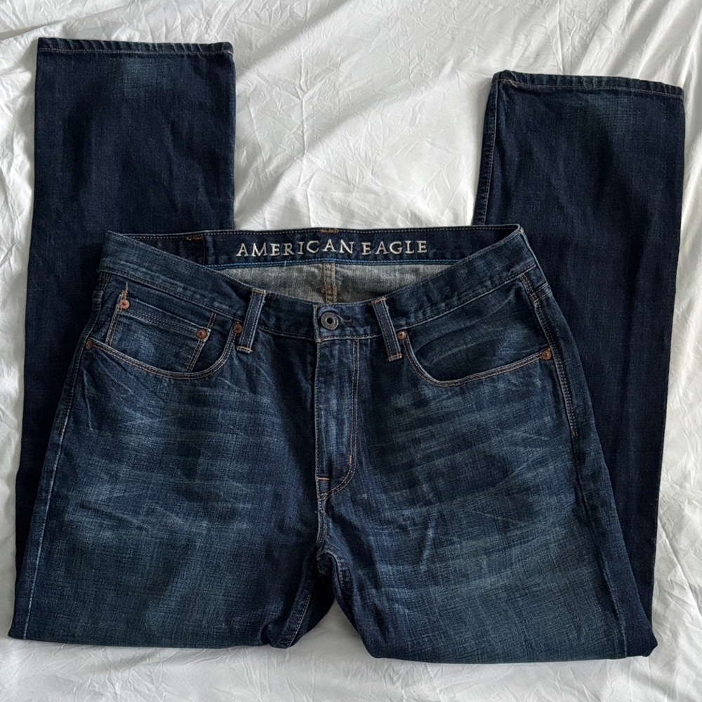 American Eagle Outfitters Men's Slim Straight Jeans 34/32